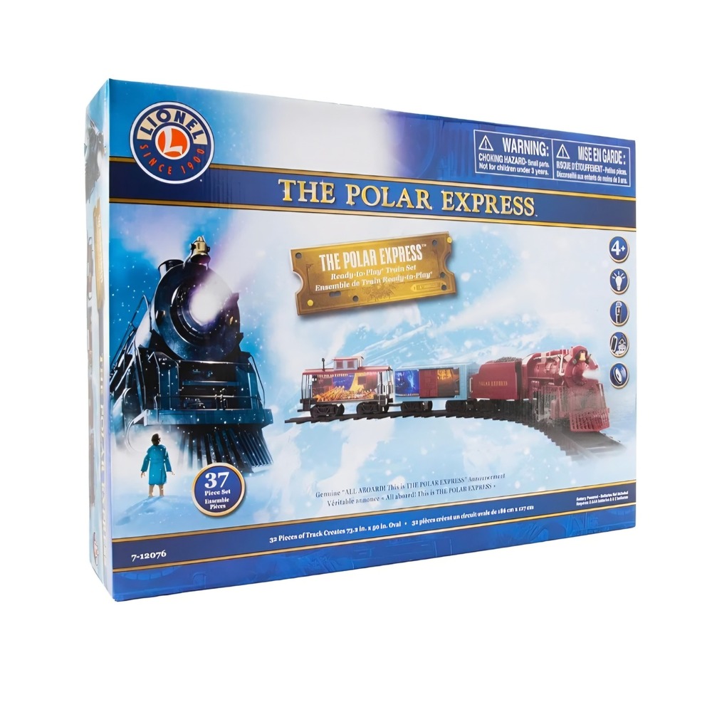 Lionel‎ The Polar Express Ready-to-Play 37-Piece Train Set 7-12076 New
